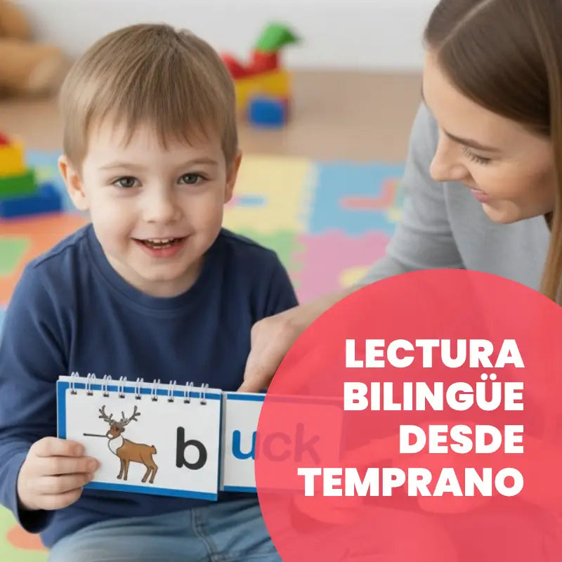 Libros Educativos Flip de Lectura y Rima Bilingüe para Niños – Aprender Inglés y Portugués | CRIATIVAE
