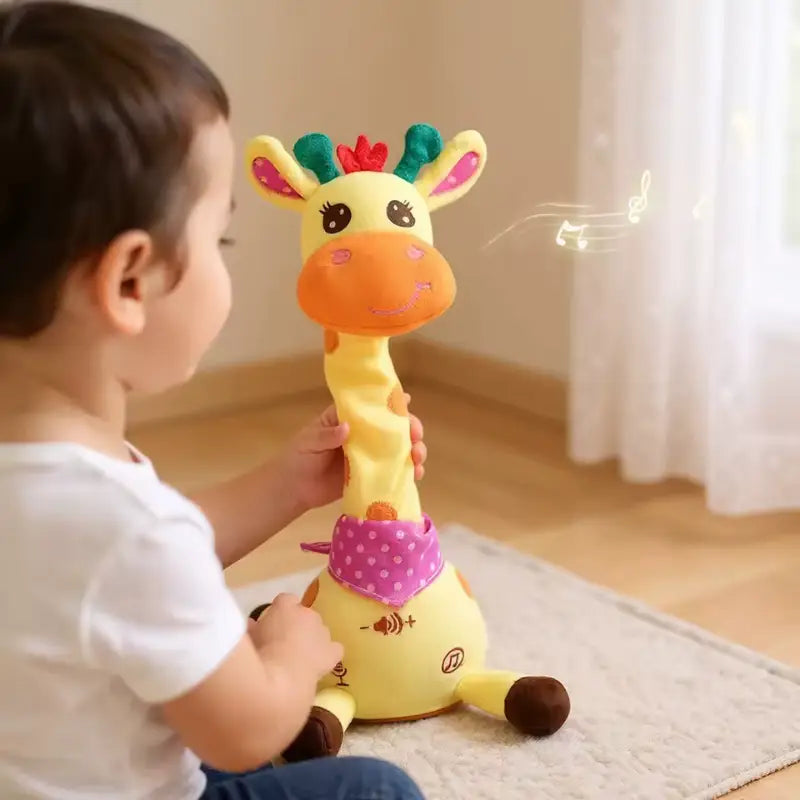 Jirafa Bailarina y Parlante para Niños – Juguete Interactivo Educativo con Música y Luces