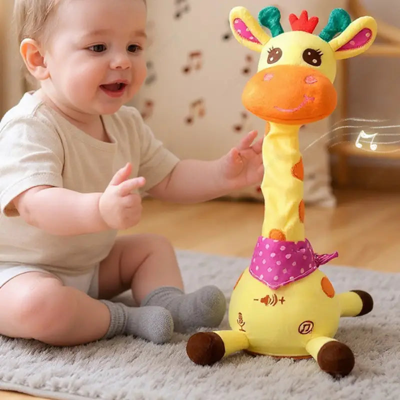 Jirafa Bailarina y Parlante para Niños – Juguete Interactivo Educativo con Música y Luces