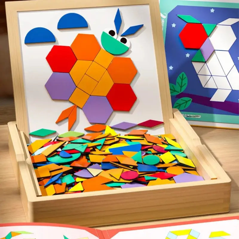 Tangram Magnético Educativo para Niños – Juguete de Aprendizaje y Montaje | CRIATIVAE