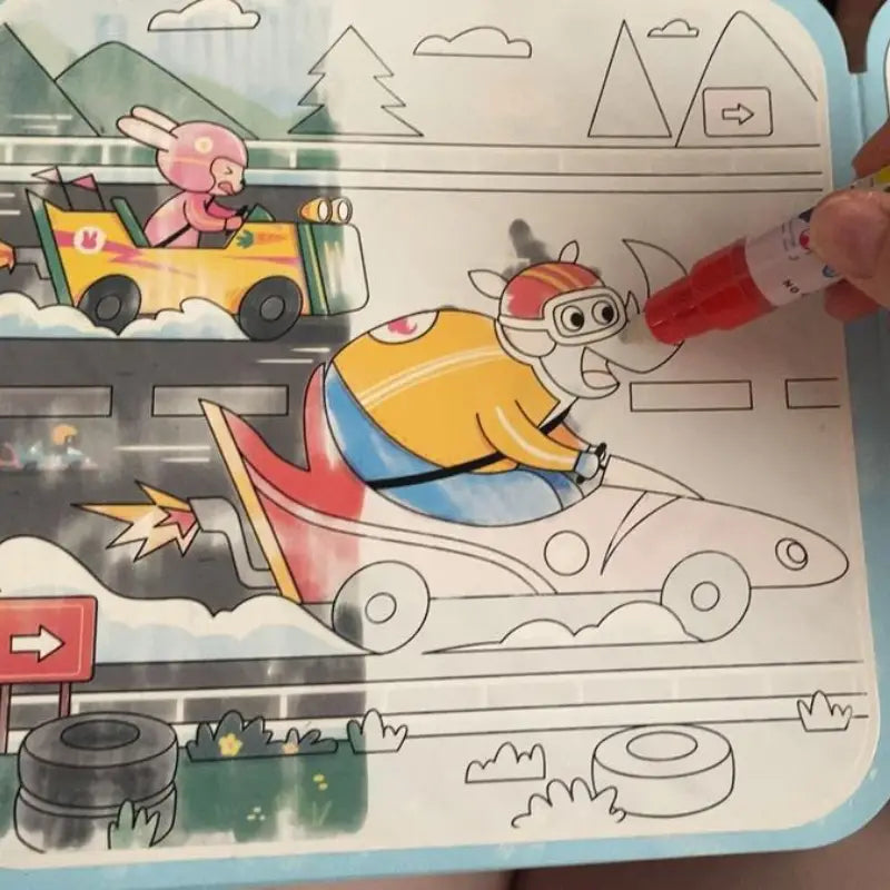 Libros de Pintura y Dibujo con Agua para Niños – Set Reutilizable de Actividades con Agua | CRIATIVAE